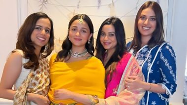 Alia Bhatt Baby Shower Ceremony: Mom-To-Be Oozes Pregnancy Glow in This Lovely Picture Posted by BFF Anushka Ranjan